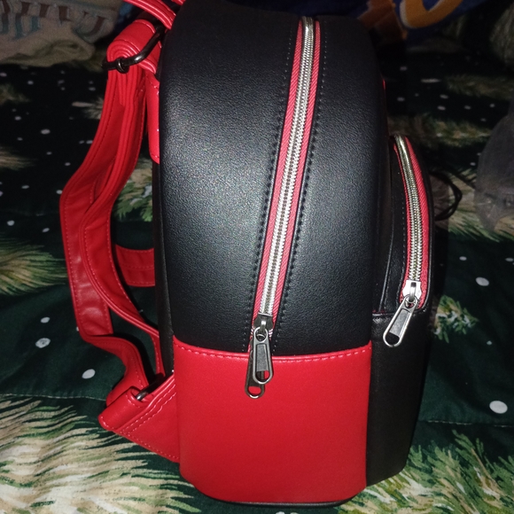 Loungefly Chucky and Tiffany Black Backpack - Picture 3 of 6